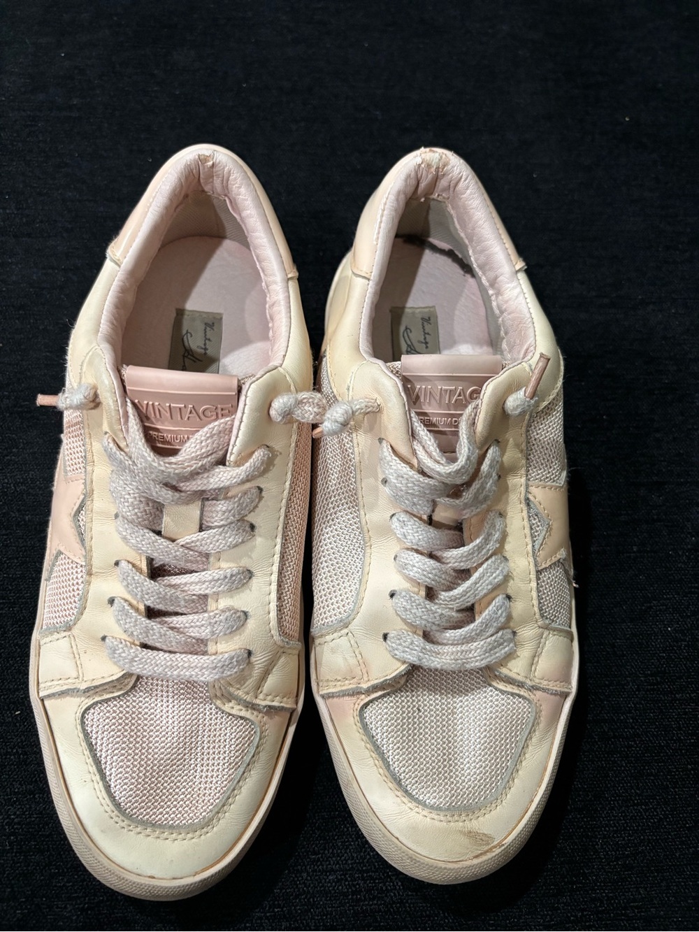 Vintage Havana Women's Pink & Cream Low-Top Sneakers